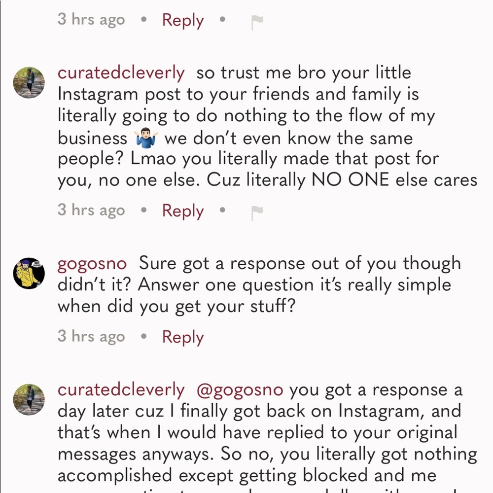 Scammer Alert @curatedcleverly & @skybluegrey both stealing scammers - Picture 6 of 13